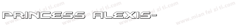 Princess Alexis字体转换